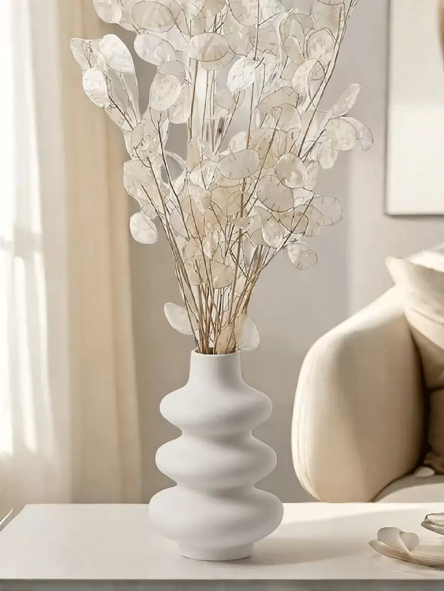 Ceramic Vase, Modern Home Decor, Round Vases,Modern Dried Flower Vases